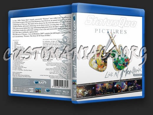 Status Quo - Pictures: Live at Montreux blu-ray cover