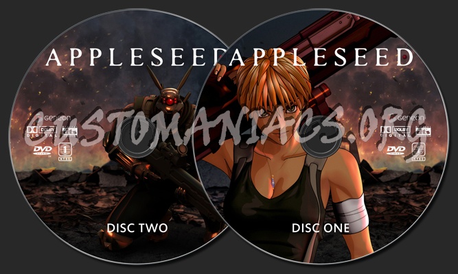 Appleseed dvd label