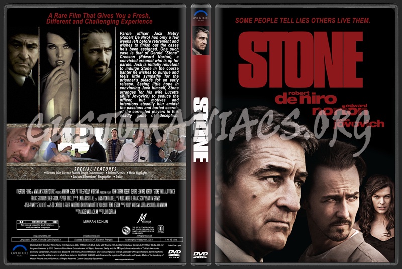 Stone (2010) dvd cover