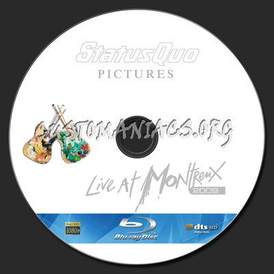 Status Quo - Pictures: Live at Montreux blu-ray label