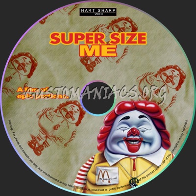 Super Size Me dvd label