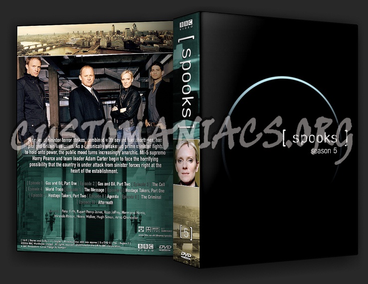 Spooks Series 5 dvd cover