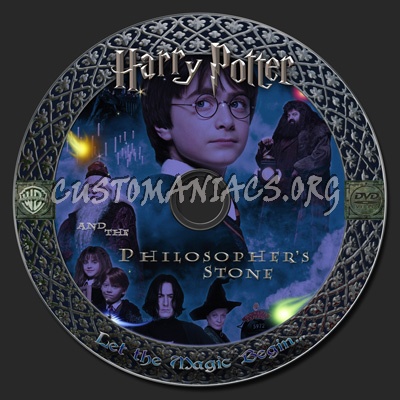 Harry Potter and the Philosopher's stone dvd label