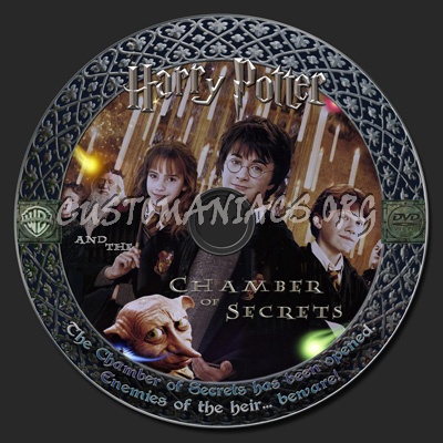 Harry Potter and the Chamber of secrets dvd label