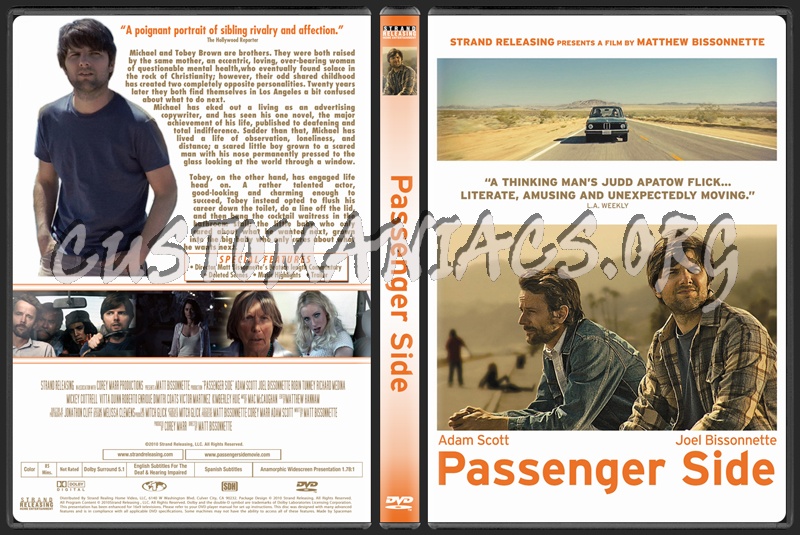 Passenger Side dvd cover