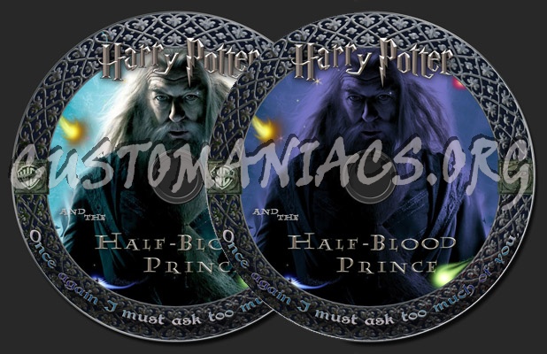 Harry Potter and the Half Blood Prince dvd label