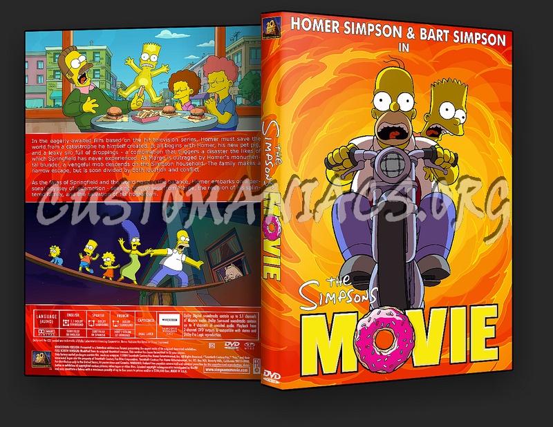 The Simpsons Movie dvd cover