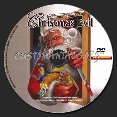 Christmas Evil dvd label