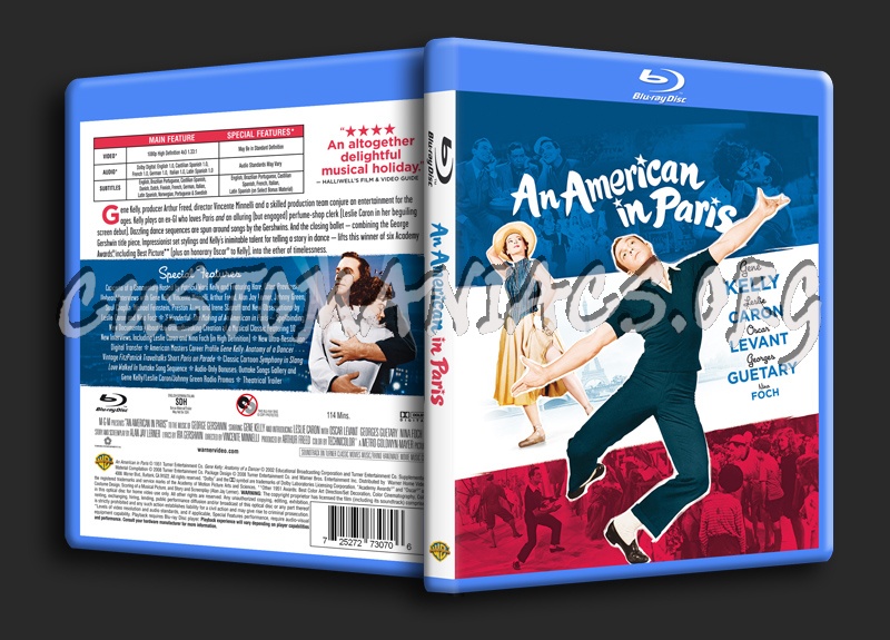 An American In Paris blu-ray cover