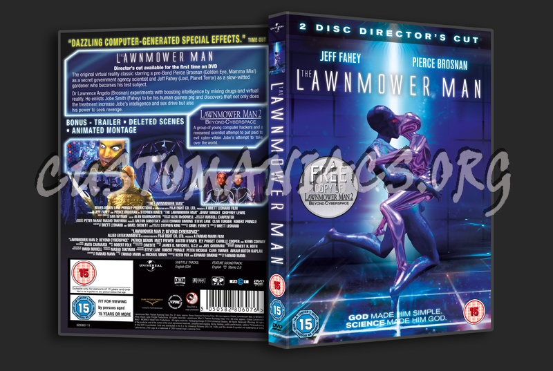 The Lawnmower Man / Lawnmower Man 2 dvd cover