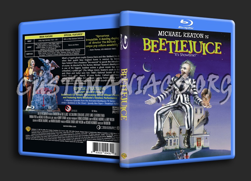 Beetlejuice blu-ray cover