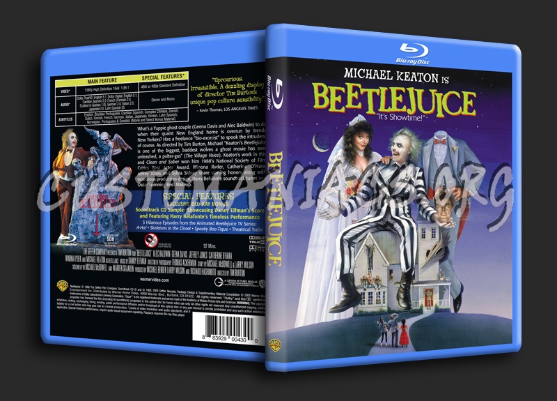 Beetlejuice blu-ray cover