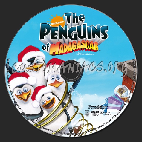 The Penguins of Madagascar dvd label