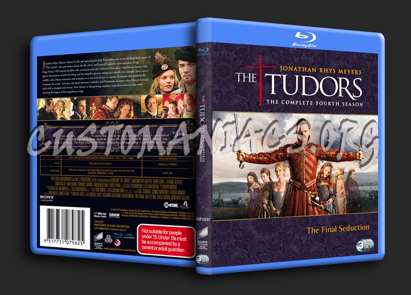 The Tudors Season 4 blu-ray cover