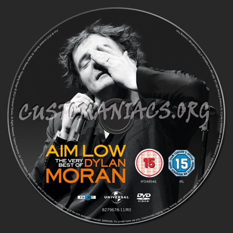 The Very Best of Dylan Moran: Aim Low dvd label