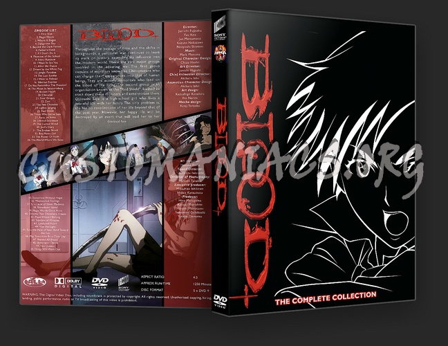 Blood+ Complete Collection dvd cover