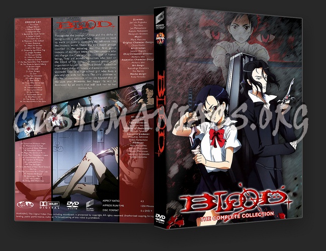 Blood+ Complete Collection dvd cover