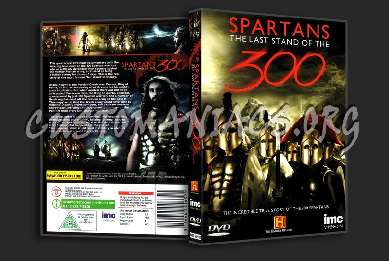 300 Spartans  The last Stand in Time dvd cover
