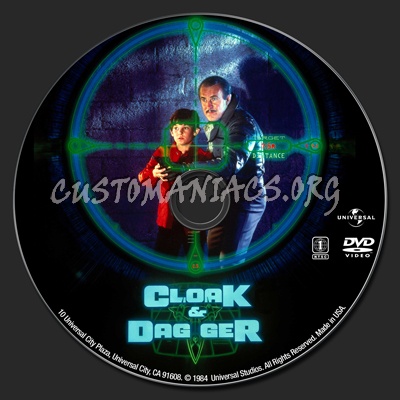 Cloak & Dagger dvd label