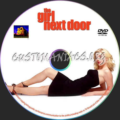 The Girl Next Door dvd label