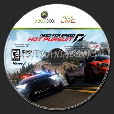 Need for Speed: Hot Pursuit dvd label