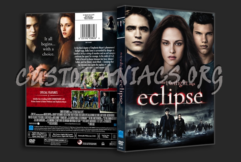 The Twilight Saga: Eclipse dvd cover
