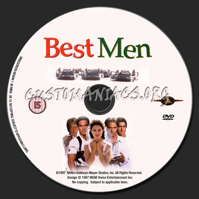 Best Men dvd label