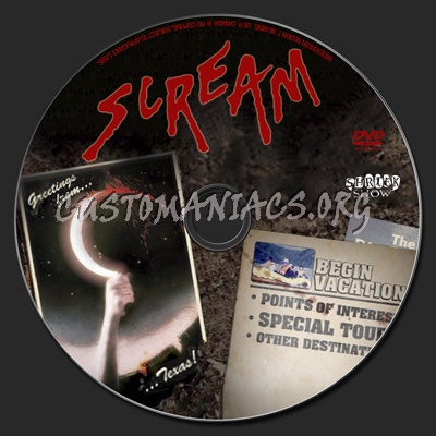 Scream dvd label
