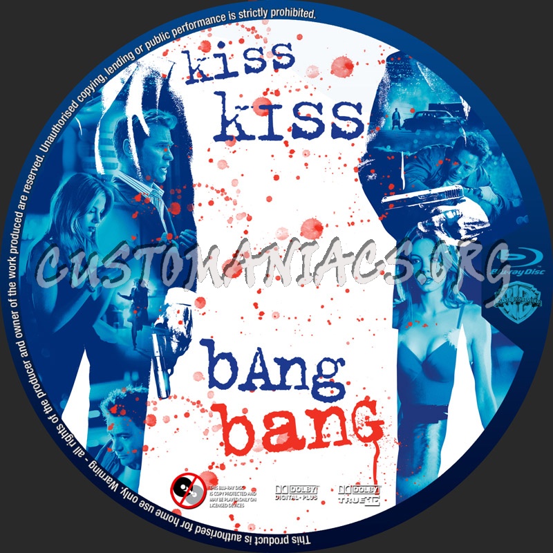 Kiss Kiss Bang Bang blu-ray label