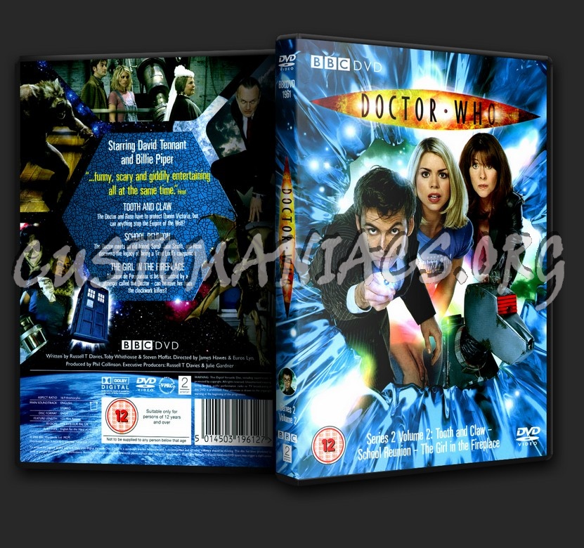 Doctor Who Series 2 Volumes 1-5 dvd cover
