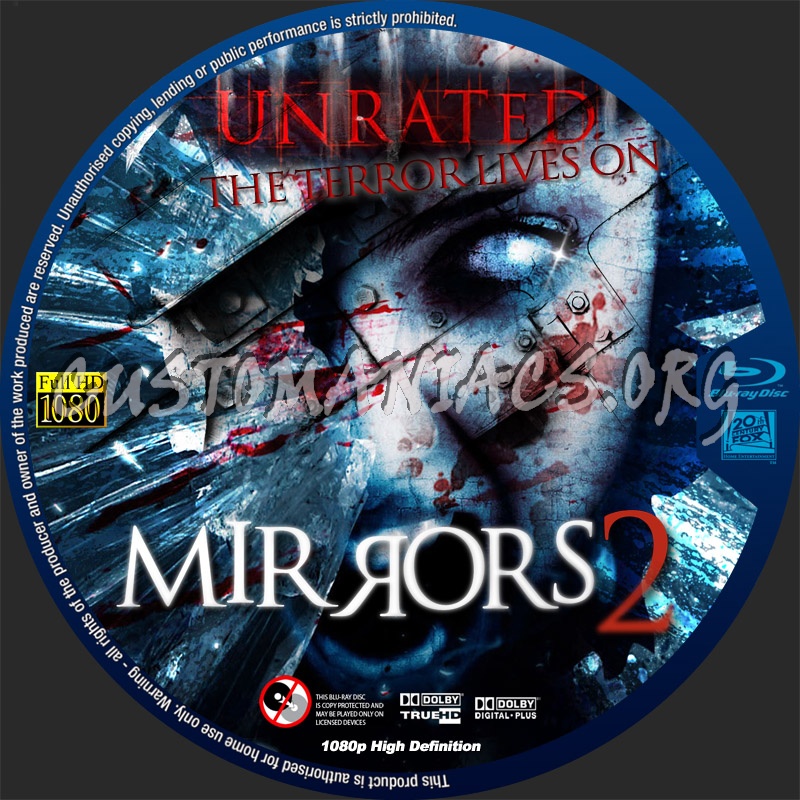 Mirrors 2 blu-ray label