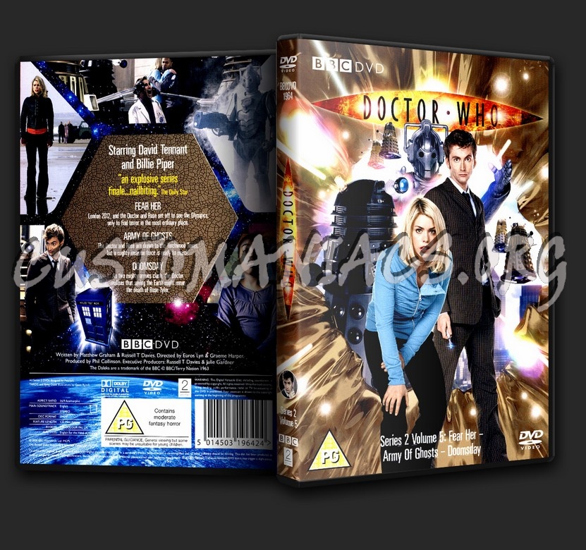 Doctor Who Series 2 Volumes 1-5 dvd cover