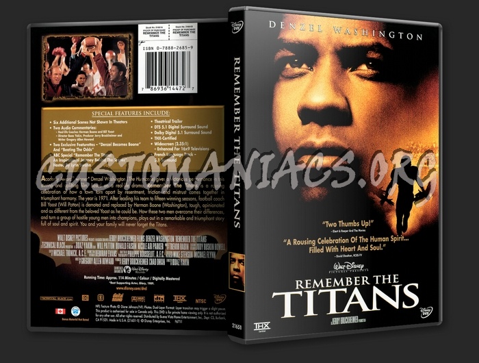 Remember the Titans dvd cover