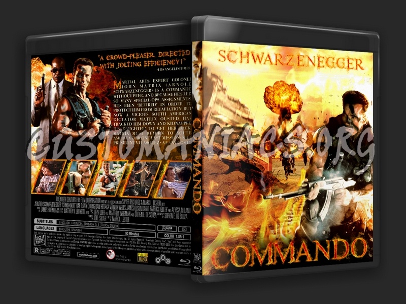 Commando blu-ray cover