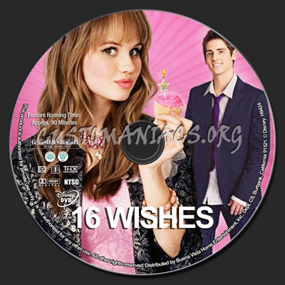 16 Wishes dvd label