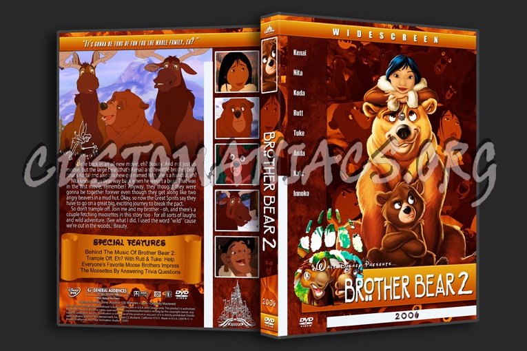 Brother Bear 2 dvd cover