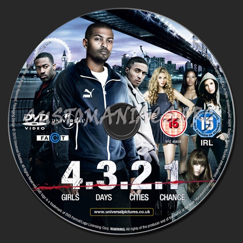 4.3.2.1. (4321) dvd label