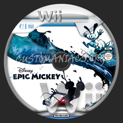 Disney's Epic Mickey dvd label