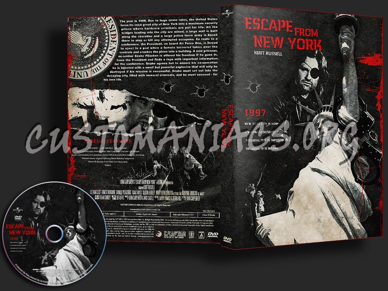 Escape From New York dvd cover