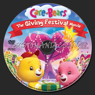 Care Bears The Giving Festival dvd label
