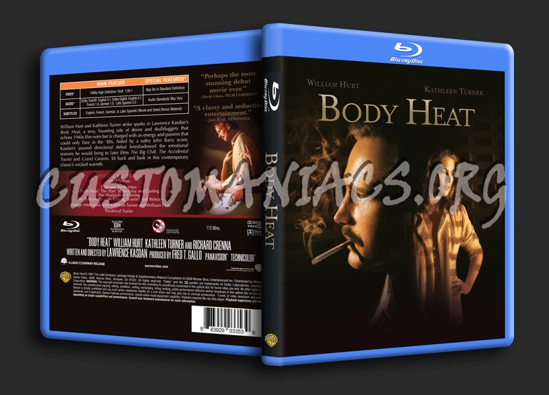 Body Heat blu-ray cover