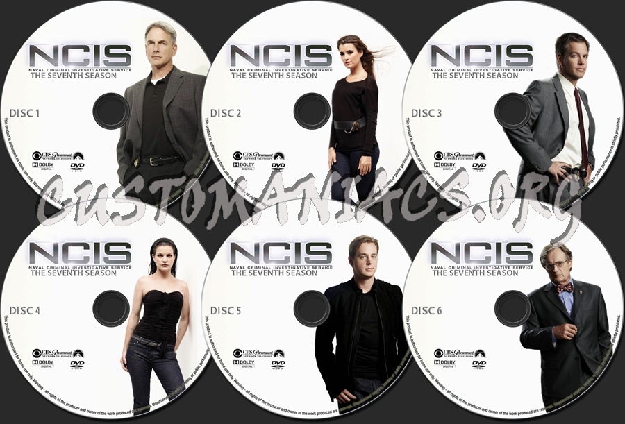 NCIS Season 7 dvd label