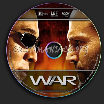 War dvd label