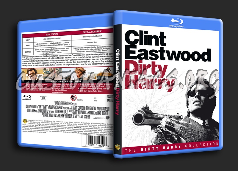 Dirty Harry blu-ray cover