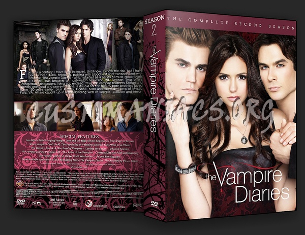 The Vampire Diaries Season 2 dvd cover