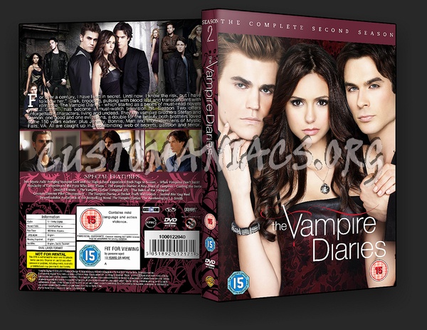 The Vampire Diaries Season 2 dvd cover