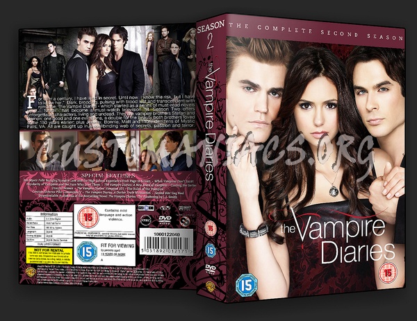 The Vampire Diaries Season 2 dvd cover