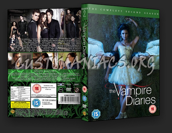 The Vampire Diaries Season 2 dvd cover