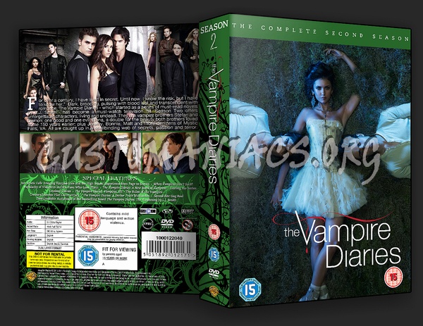 The Vampire Diaries Season 2 dvd cover