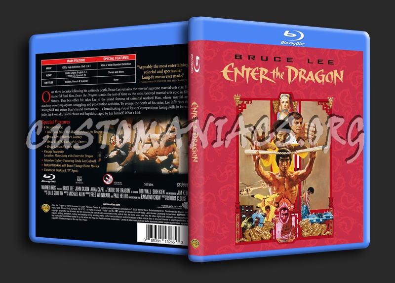 Enter The Dragon blu-ray cover